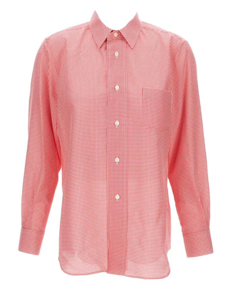 Comme des Garçons Kariertes Hemd - Rot Rot