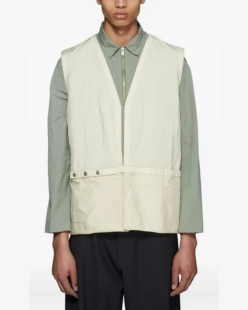 Jil Sander Seoul Weste mit Gürtel - Nude Nude