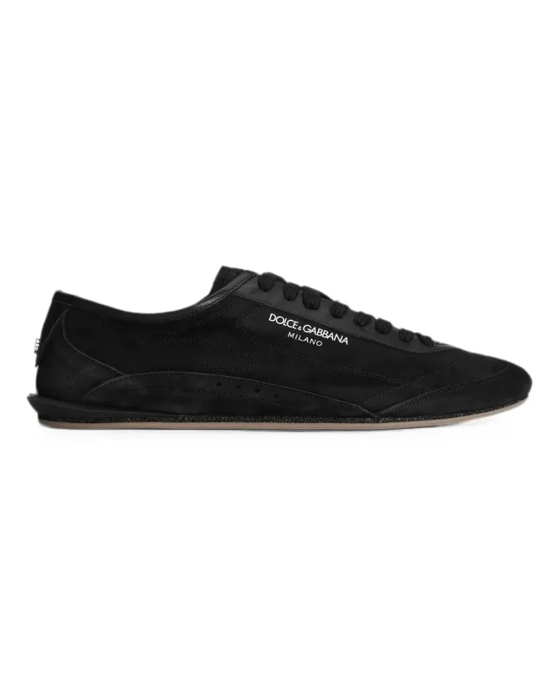 Dolce & Gabbana Gimondi Plus Sneakers aus Kalbsleder - Schwarz Schwarz