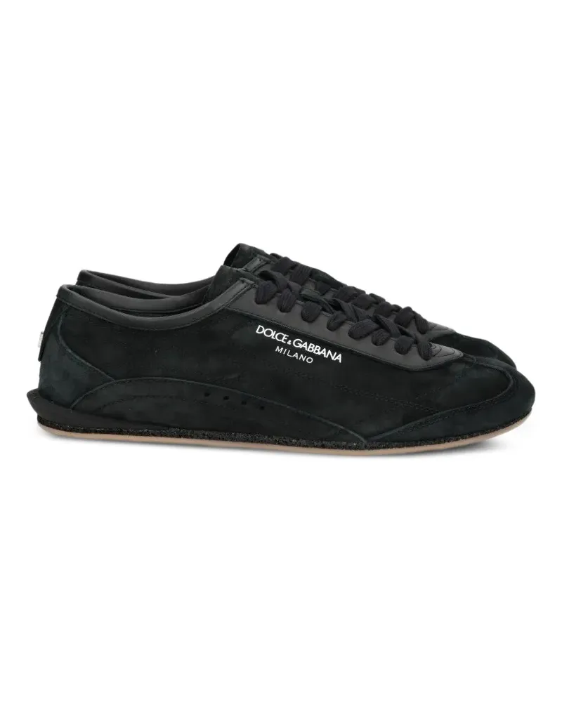 Dolce & Gabbana Sneakers mit Logo-Print - Schwarz Schwarz