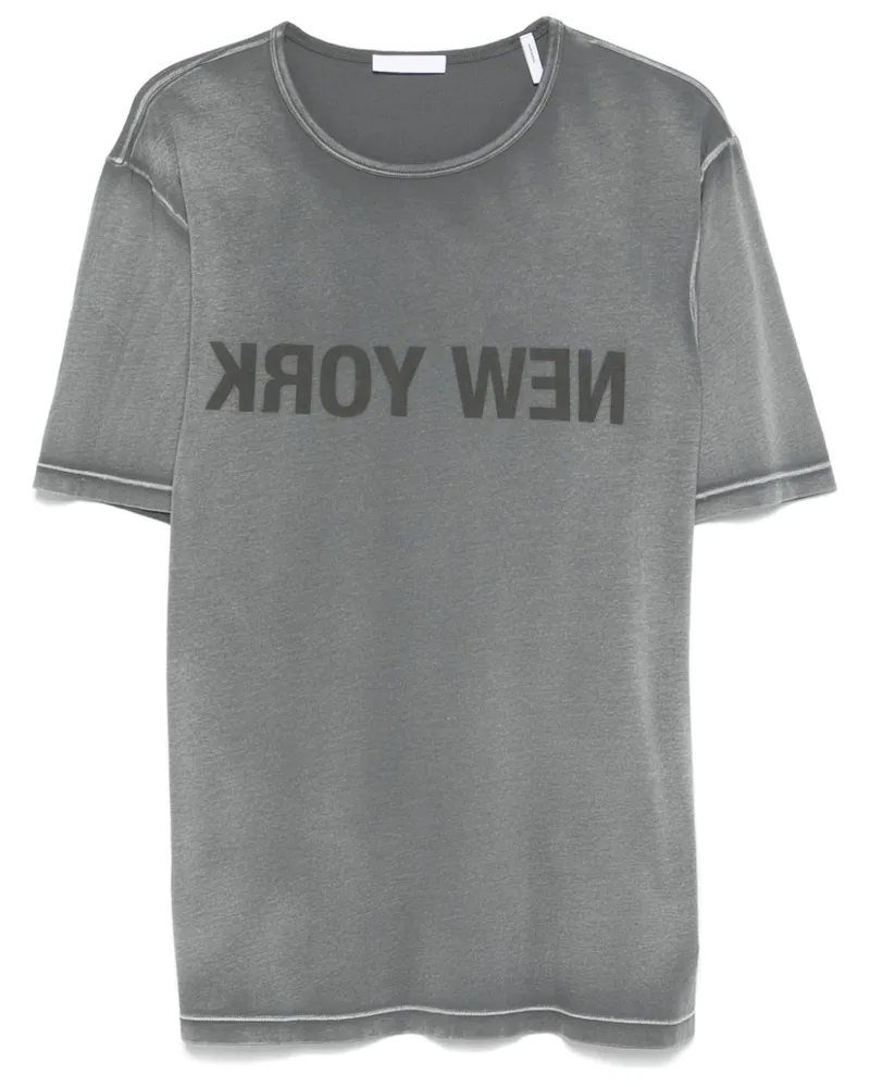 Helmut Lang New York T-Shirt - Grau Grau