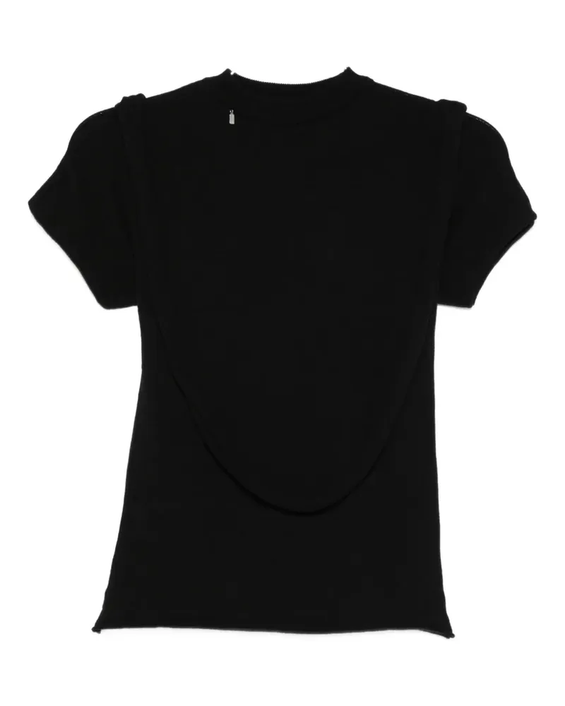 OTTOLINGER Kurzärmeliges T-Shirt - Schwarz Schwarz