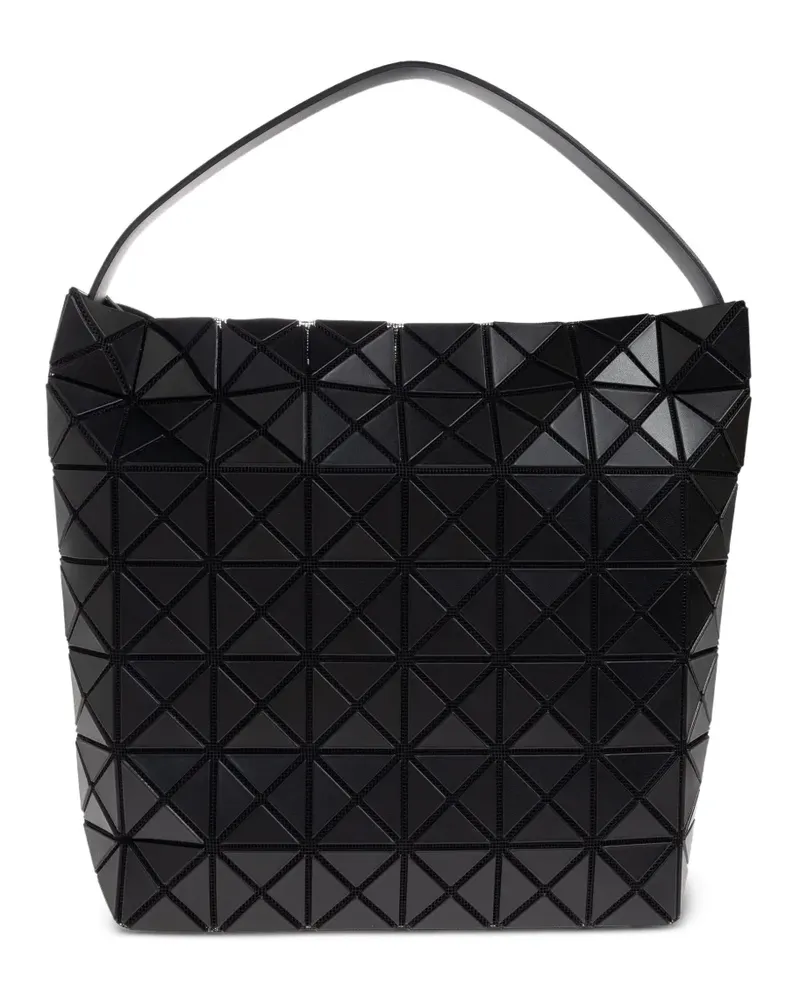 Issey Miyake Kleine Tote Bag mit geometrischem Muster - Schwarz Schwarz