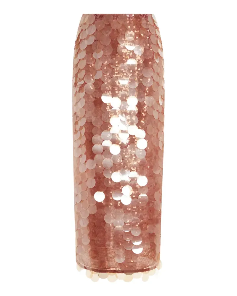 16ARLINGTON Dia Midirock mit Pailletten - Rosa Rosa