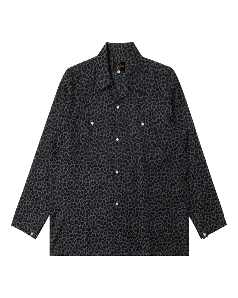 NEEDLES Hemd mit Leoparden-Print - Grau Grau