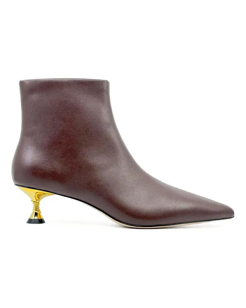 Studio Amelia Palmela Stiefeletten mit spitzer Kappe - Braun Braun