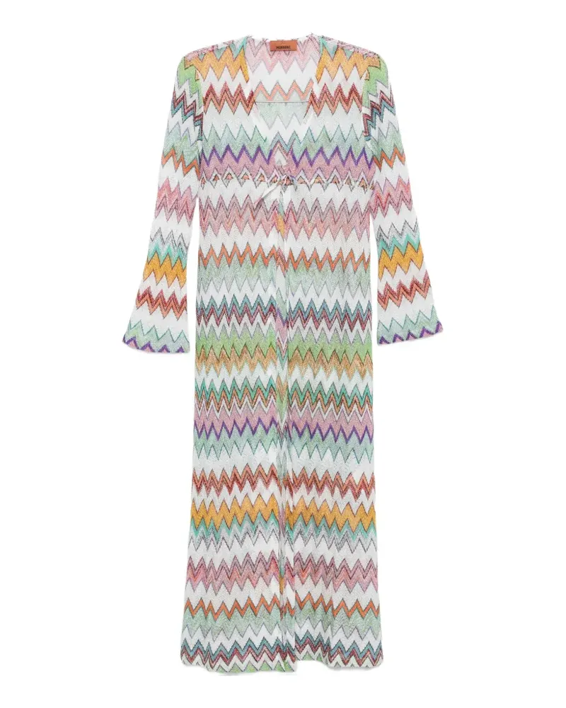 Missoni zigzag beach cover-up - Weiß Weiß