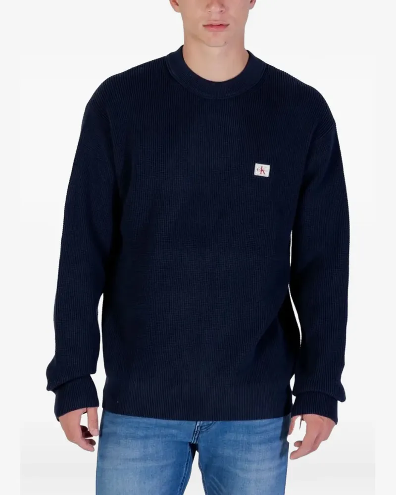 Calvin Klein cotton sweatshirt - Blau Blau