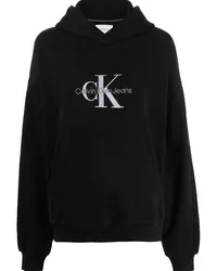 Calvin Klein TEEN Hoodie mit Logo-Print Schwarz