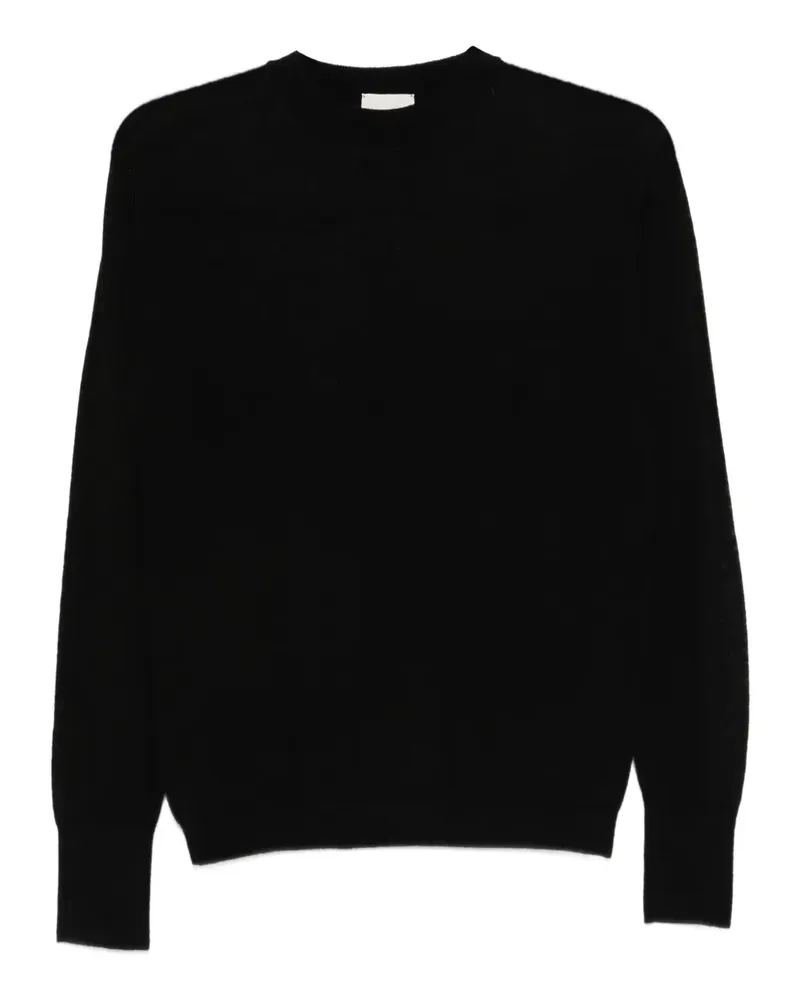 ALYSI Pullover mit rundem Ausschnitt - Schwarz Schwarz