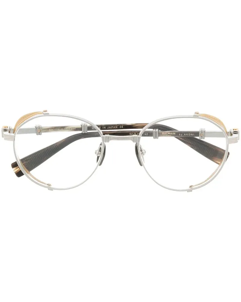Balmain Brille mit rundem Gestell - Silber Silber