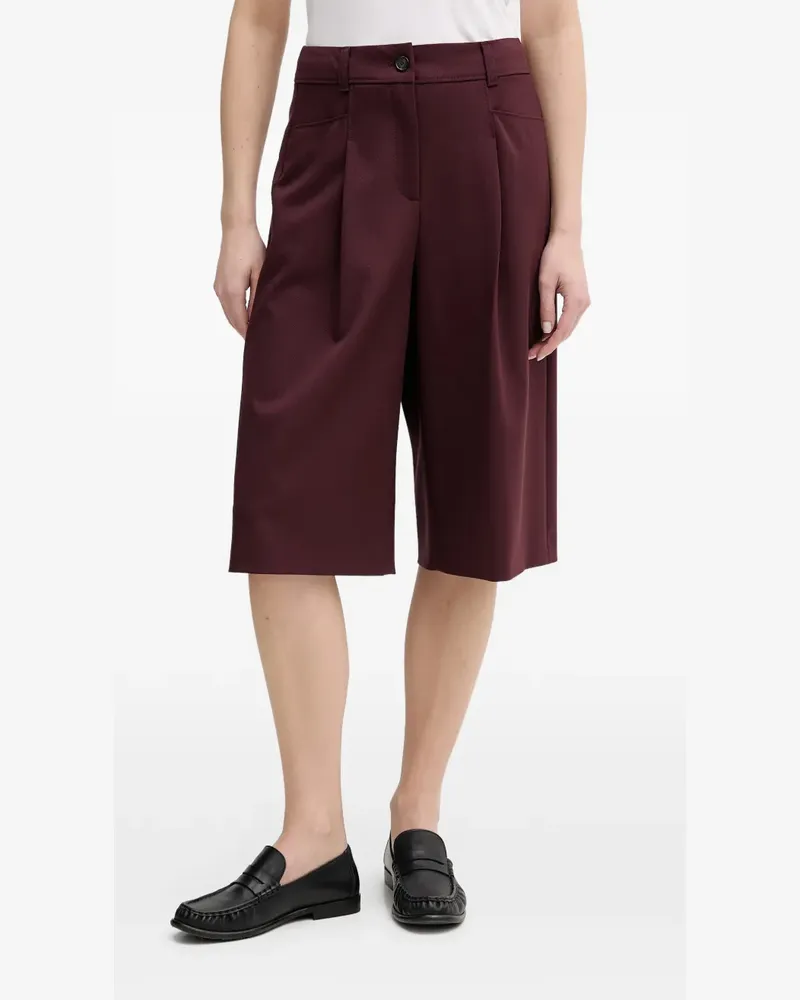 HUGO BOSS Shorts mit Knopfverschluss - Rot Rot