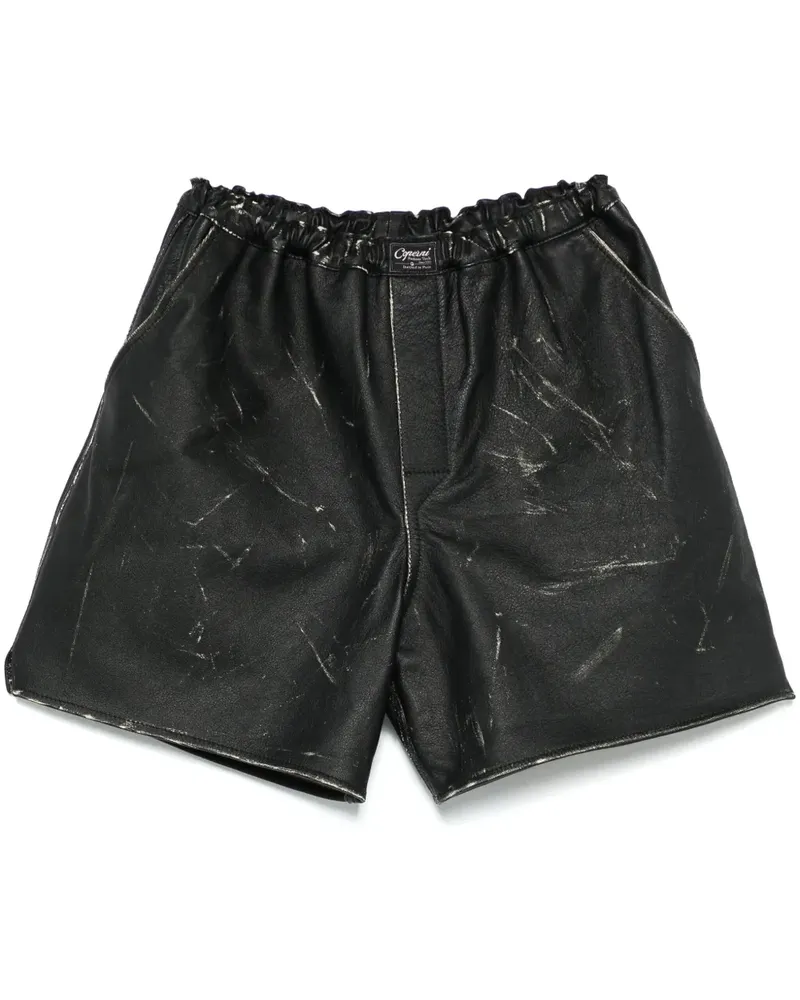 COPERNI Shorts aus Leder - Schwarz Schwarz