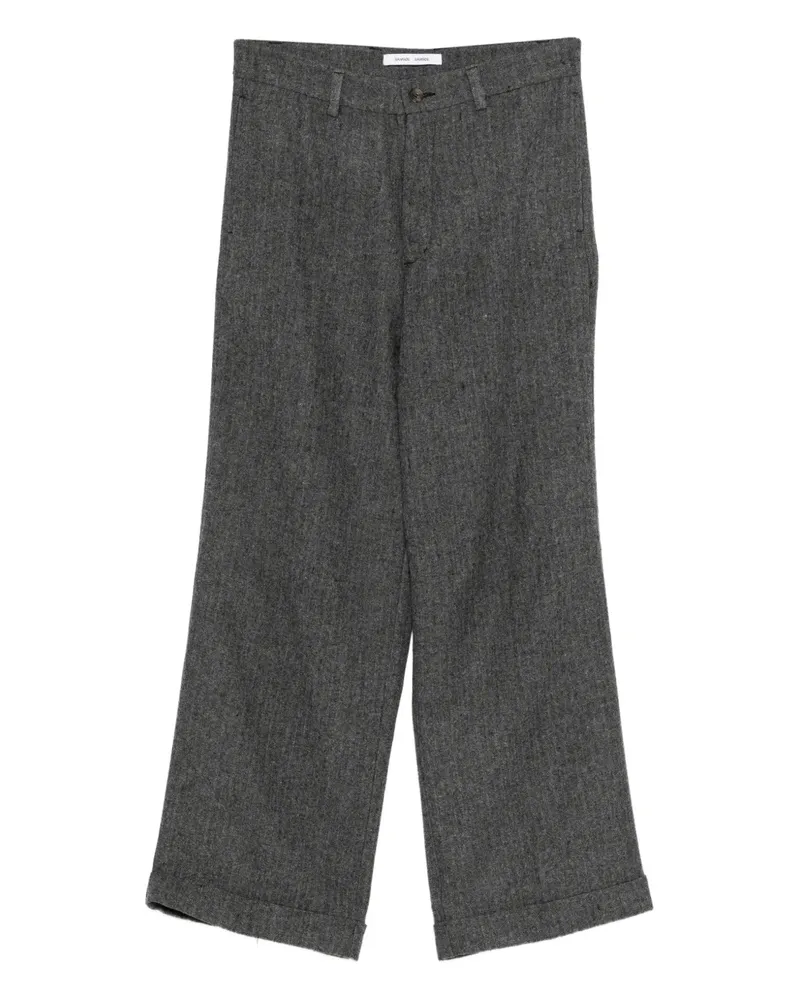 Samsøe & Samsøe cuffed wide-leg trousers - Grau Grau