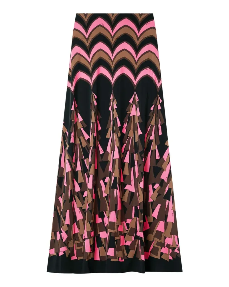 Emilio Pucci Baiadera Rock mit Print - Schwarz Schwarz