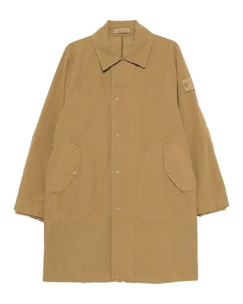 Stone Island buttoned parka - Nude Nude