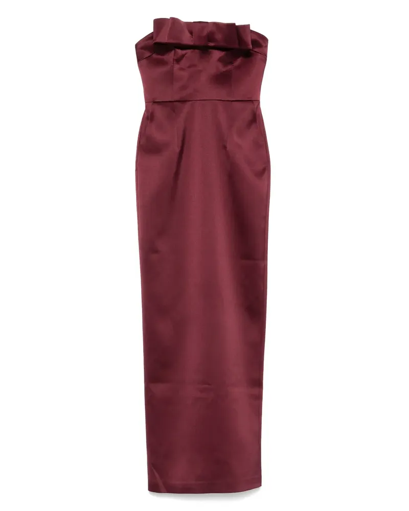 The New Arrivals Ilkyaz Ozel Schulterfreies Kleid - Violett Violett