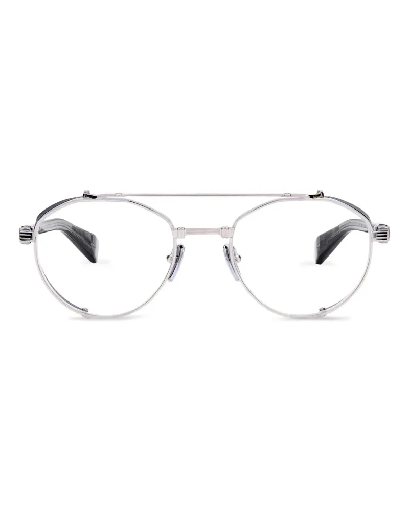 Balmain round glasses - Silber Silber