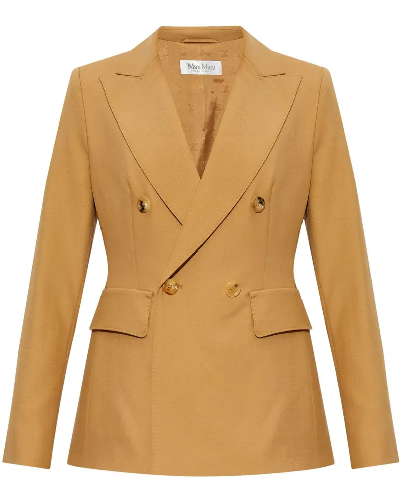 Max Mara Doppelreihiger Blazer - Braun Braun