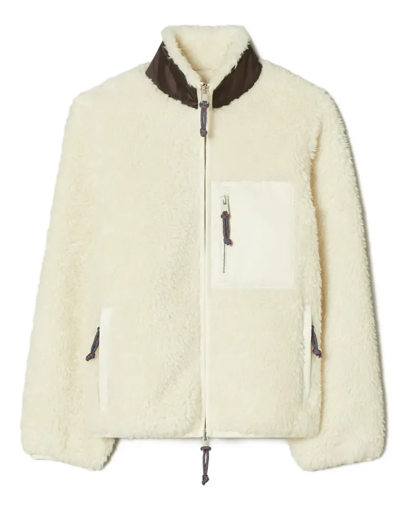 Tory Burch Jacke in Colour-Block-Optik - Nude Nude