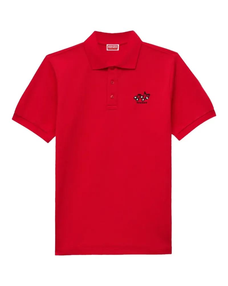 Kenzo Sounds Poloshirt - Rot Rot