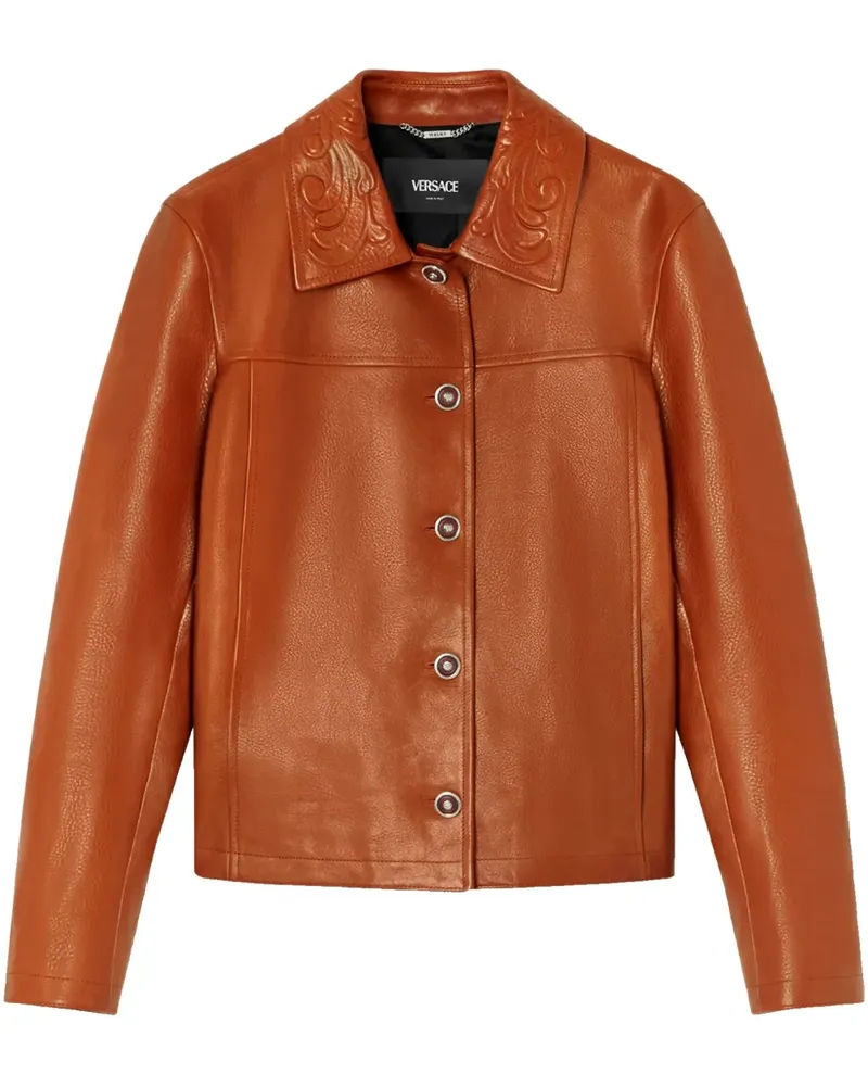 Versace Barocco Blousonjacke - Orange Orange