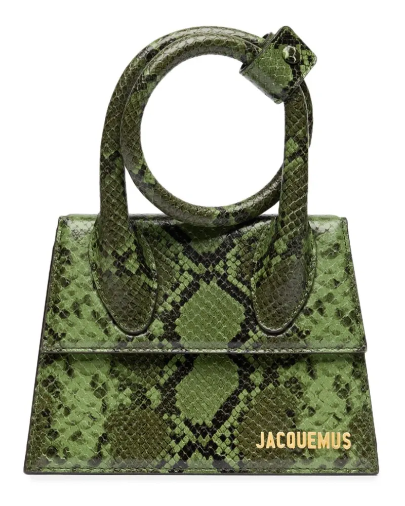 Jacquemus Mini Le Chiquito Noeud Tasche - Grün Grün