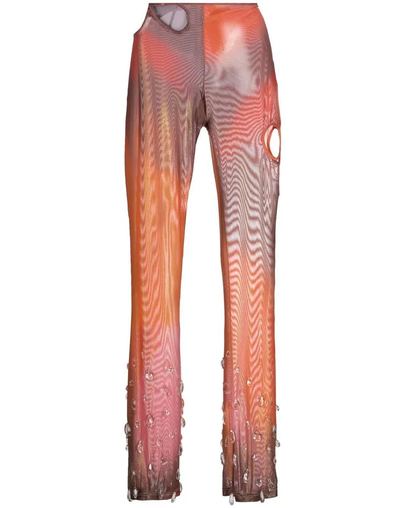 GCDS Sita Hose mit Tropfen - Orange Orange
