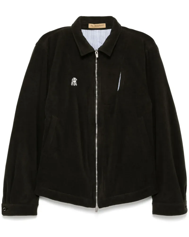 Undercover Hemdjacke mit Logo-Applikation - Grün Grün