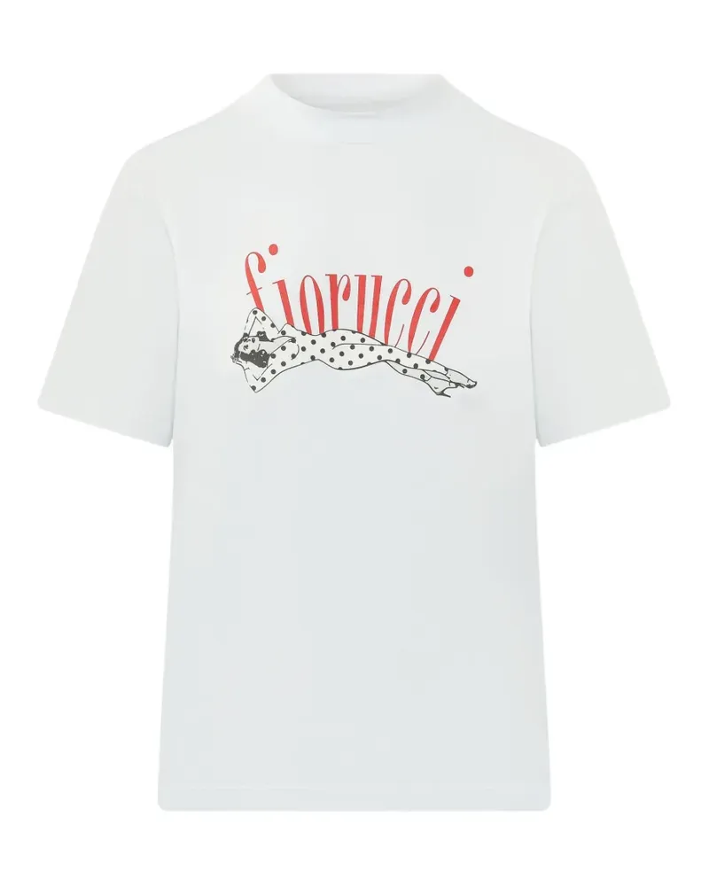 Fiorucci graphic-print T-shirt - Weiß Weiß