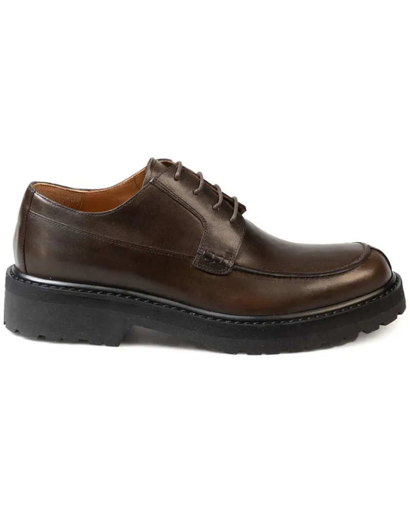 Dries van Noten Derby-Schuhe aus Leder Braun