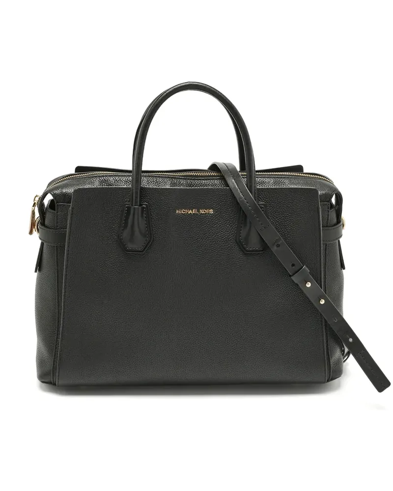 Michael Kors large Mercer leather tote bag - Schwarz Schwarz