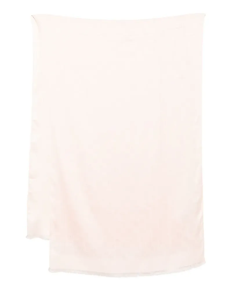 Ferragamo Schal mit Gancini-Muster - Rosa Rosa