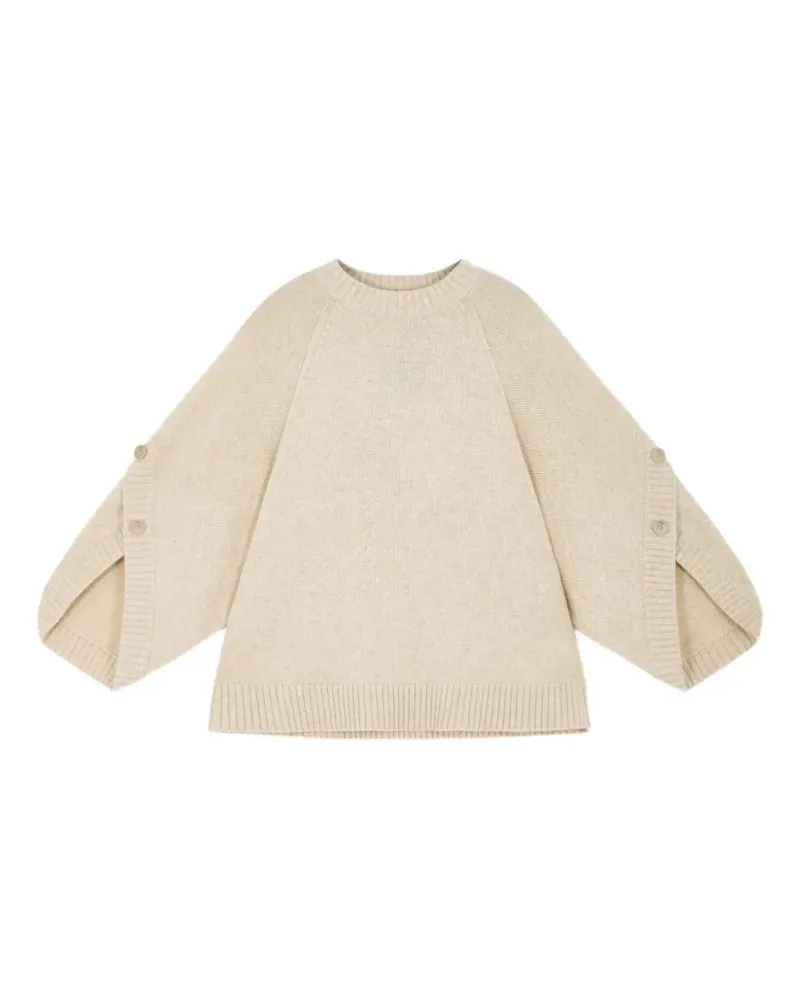 Max Mara button-detail sweater - Nude Nude