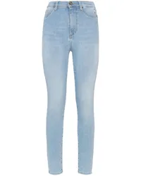 Philipp Plein Skinny-Jeans mit hohem Bund Blau