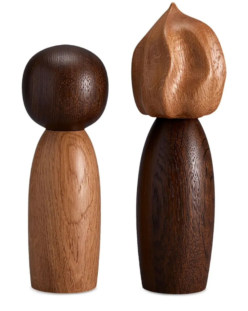 L’OBJET Picanto Salz- und Pfeffermühle aus Holz - Braun Braun