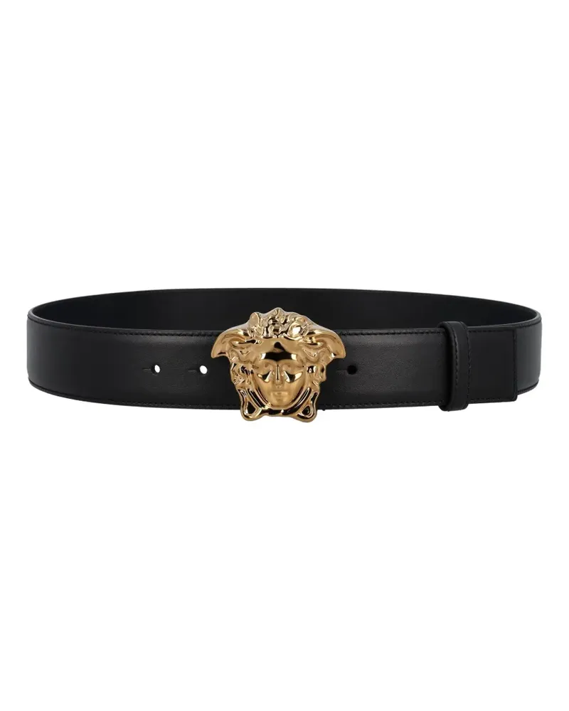Versace La Medusa Gürtel - Schwarz Schwarz