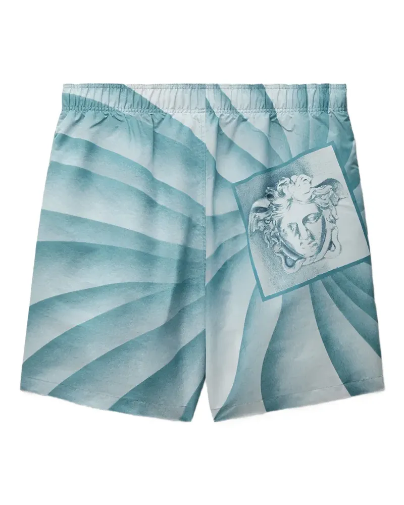 Versace Badeshorts mit Print - Blau Blau