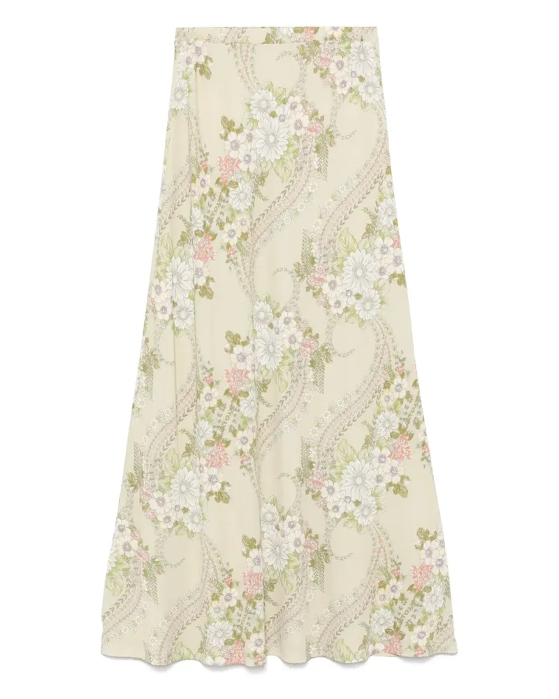 Faliero Sarti Maxirock mit Print - Nude Nude