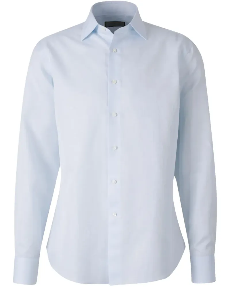 Canali Klassisches Hemd - Blau Blau