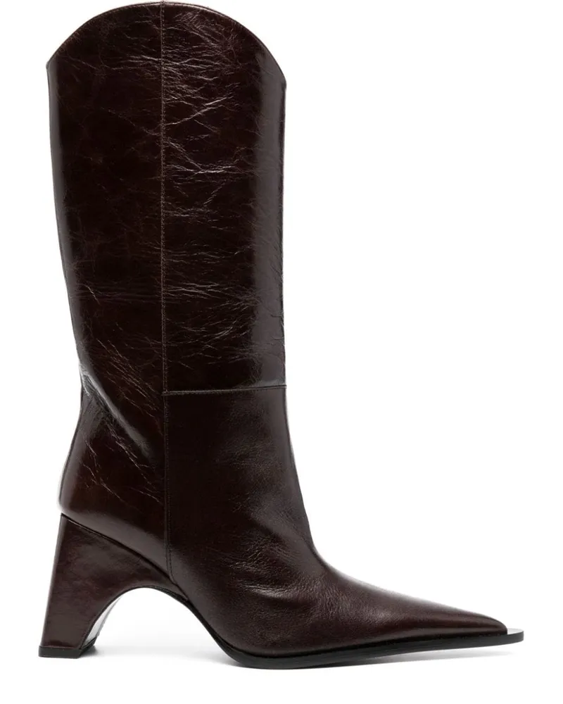 COPERNI Bridge Tweed-Stiefel 100mm - Braun Braun