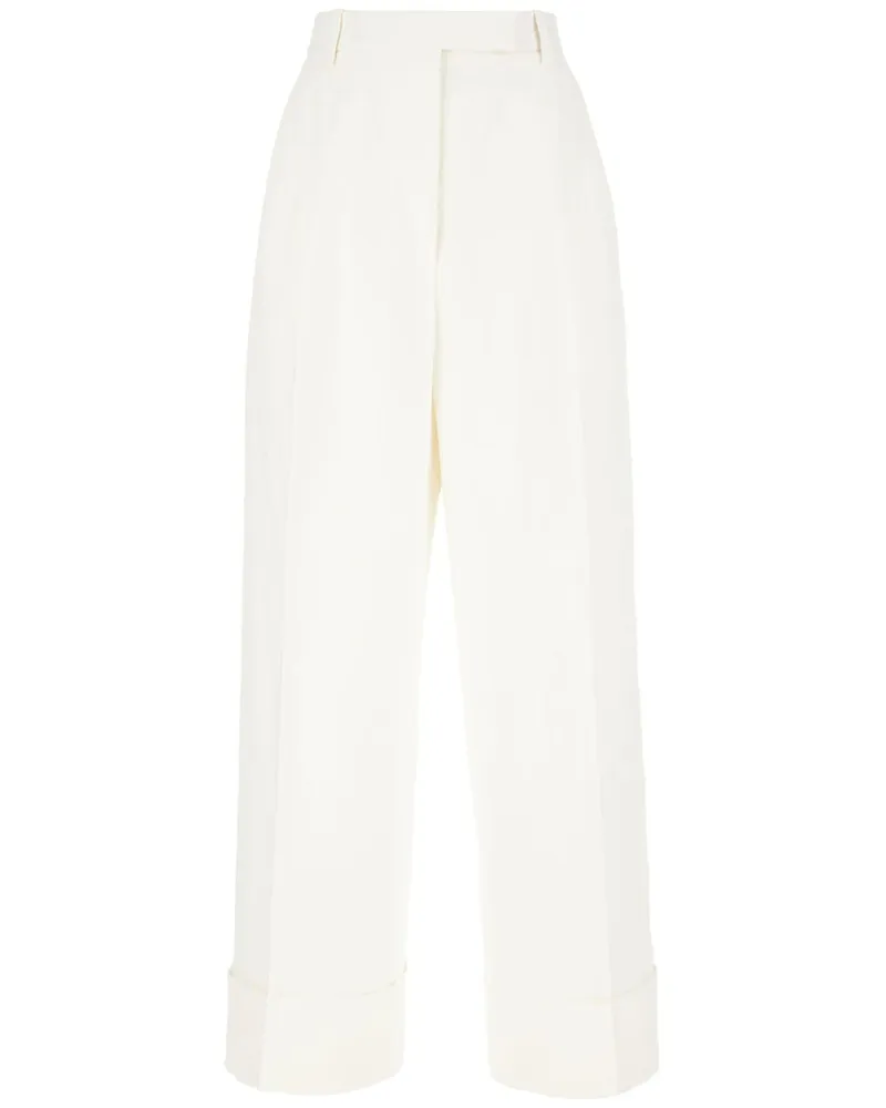 Thom Browne Hose mit hohem Bund - Weiß Weiß