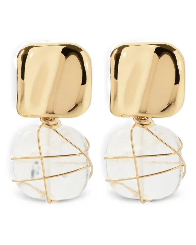 Gas Bijoux Rainbow Ohrringe mit Kristallen - Gold Gold