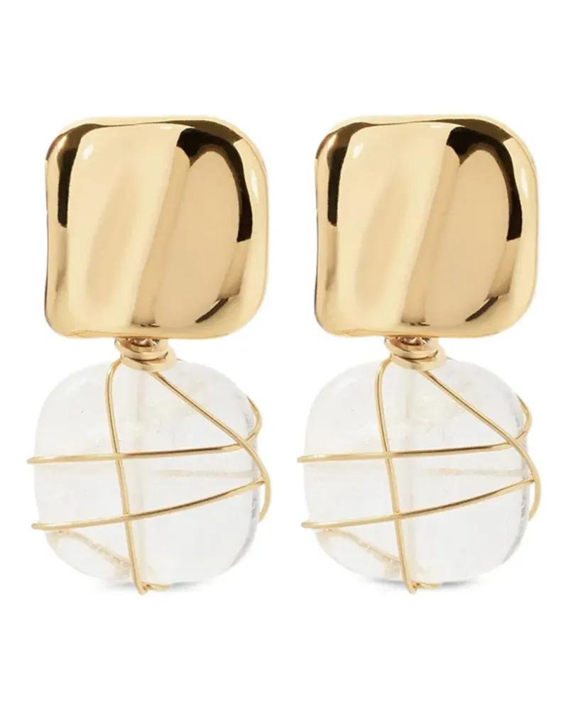 Gas Bijoux Rainbow Ohrringe mit Kristallen - Gold Gold