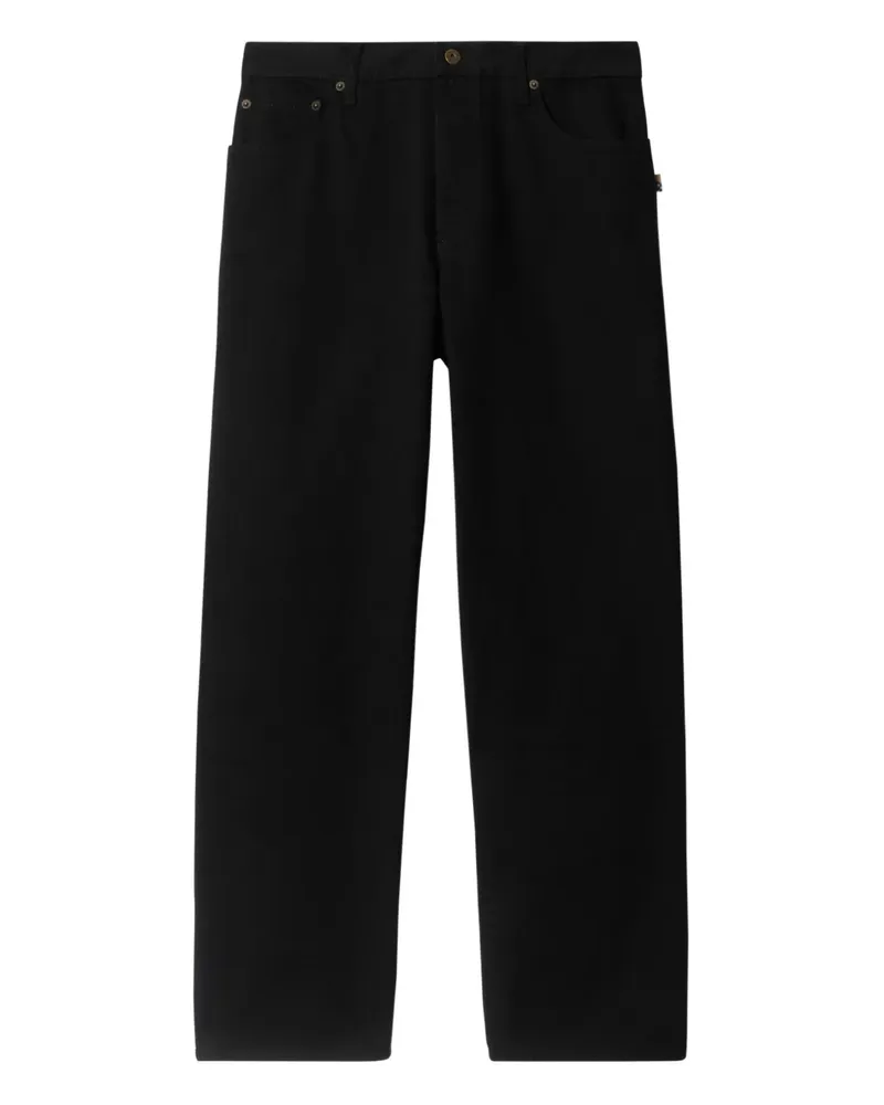 Burberry Jeans mit EKD-Applikation - Schwarz Schwarz
