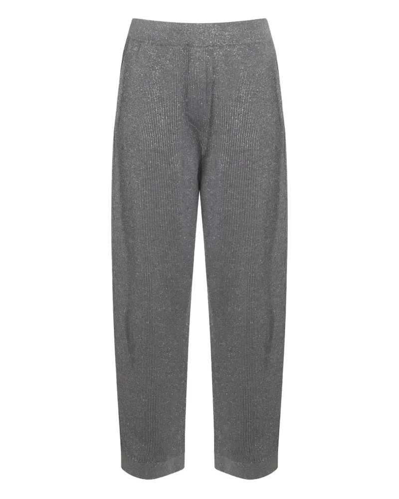 Brunello Cucinelli Gerippte Hose - Grau Grau