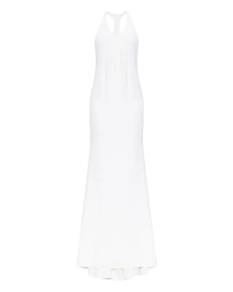 Jacquemus Ärmelloses Maxikleid mit Rückendetail - Weiß Weiß