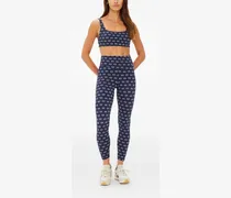 Hose mit geometrischem Print - Blau