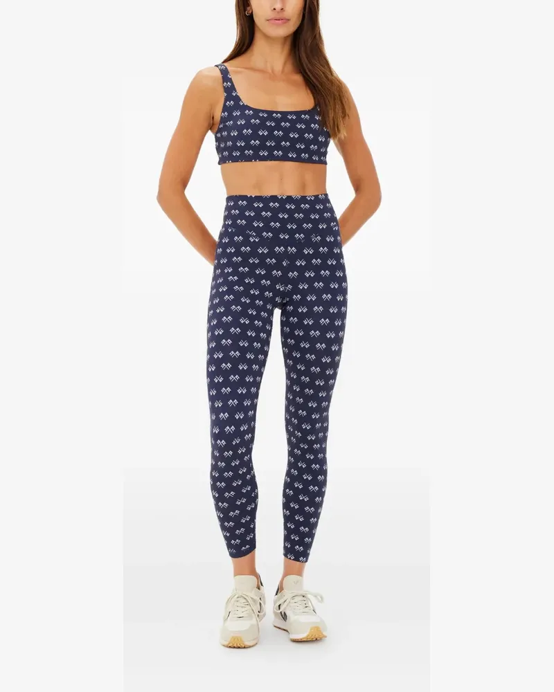 The Upside Hose mit geometrischem Print - Blau Blau