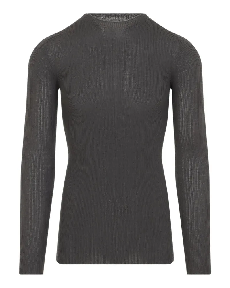 Rick Owens ribbed-knit sweater - Grau Grau